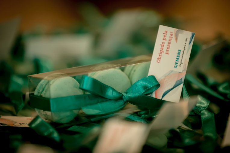 Brinde personalizado.