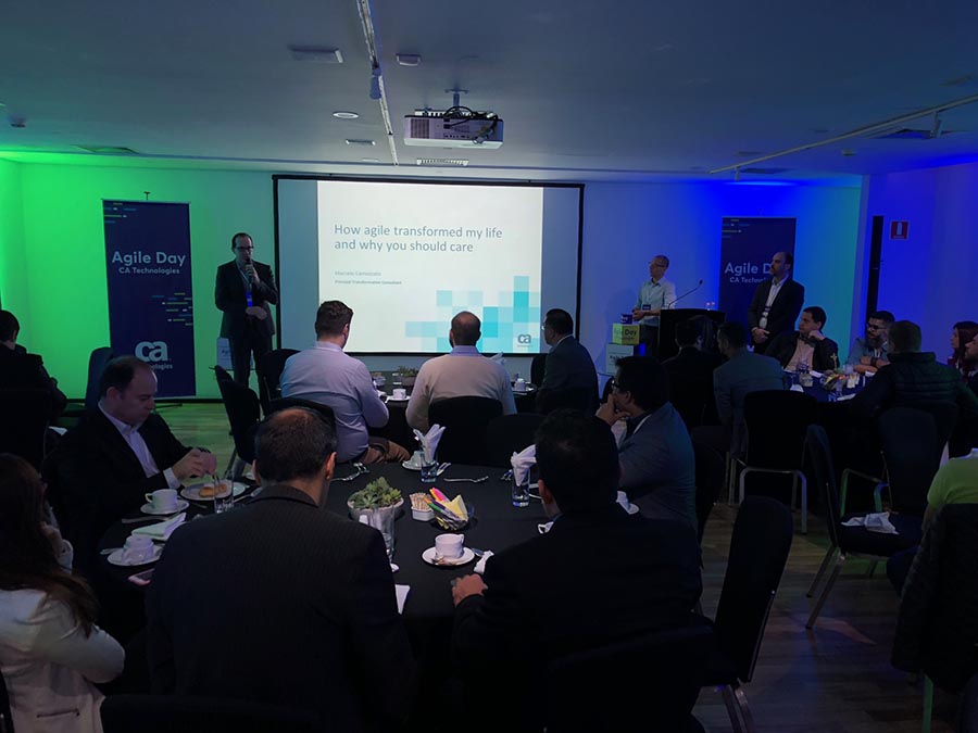 Palestrantes experientes e renomados.