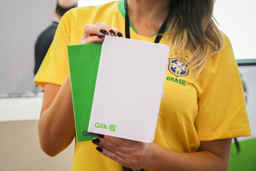 Brinde com temática Copa do Mundo.