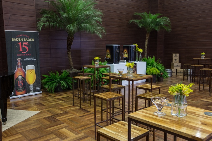 Bar Baden Baden dentro do congresso.