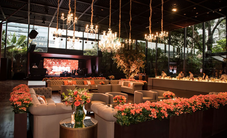 Decoração sofisticada.