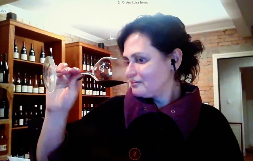 Sommelière via Webcam