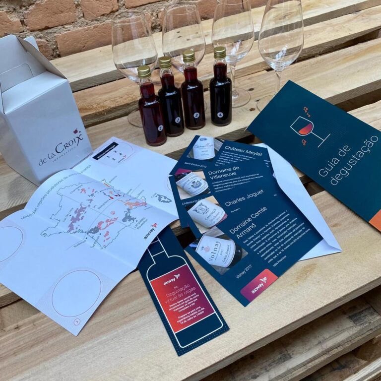 Degustação de vinhos franceses