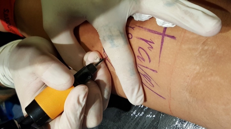 E sorteio de flashs tattoos durante o evento.