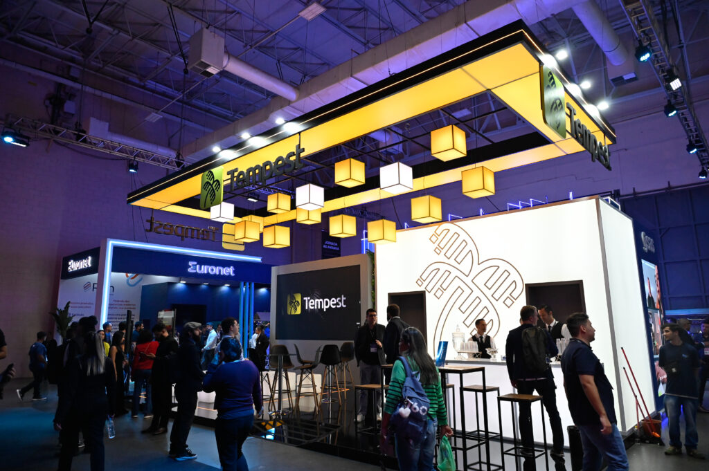 Comunicação do stand super marcante