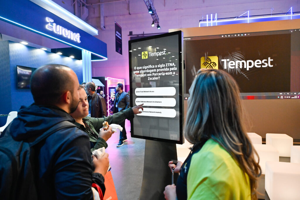 Interação com os participantes