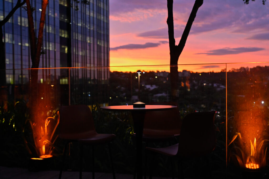 Um pôr do sol para celebrar esse evento incrível