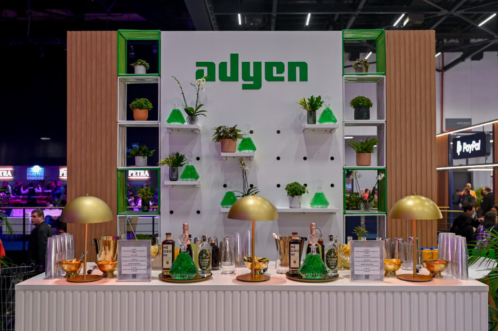 Detalhes do bar do stand