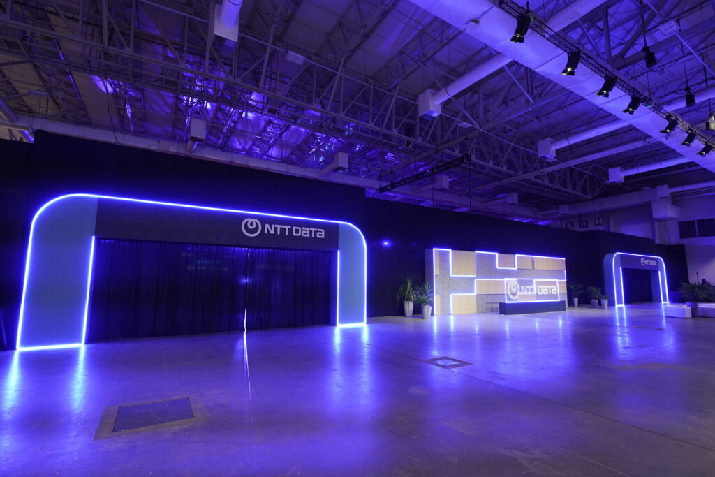 O evento prontinho para começar