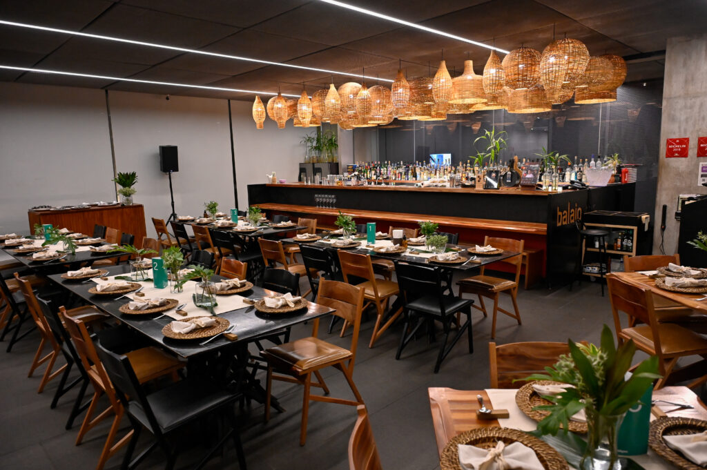 Restaurante Mocotó preparado para o evento